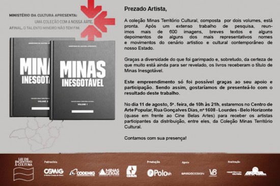 Minas Território Cultural_2016-entrega livros Minas Inesgotável